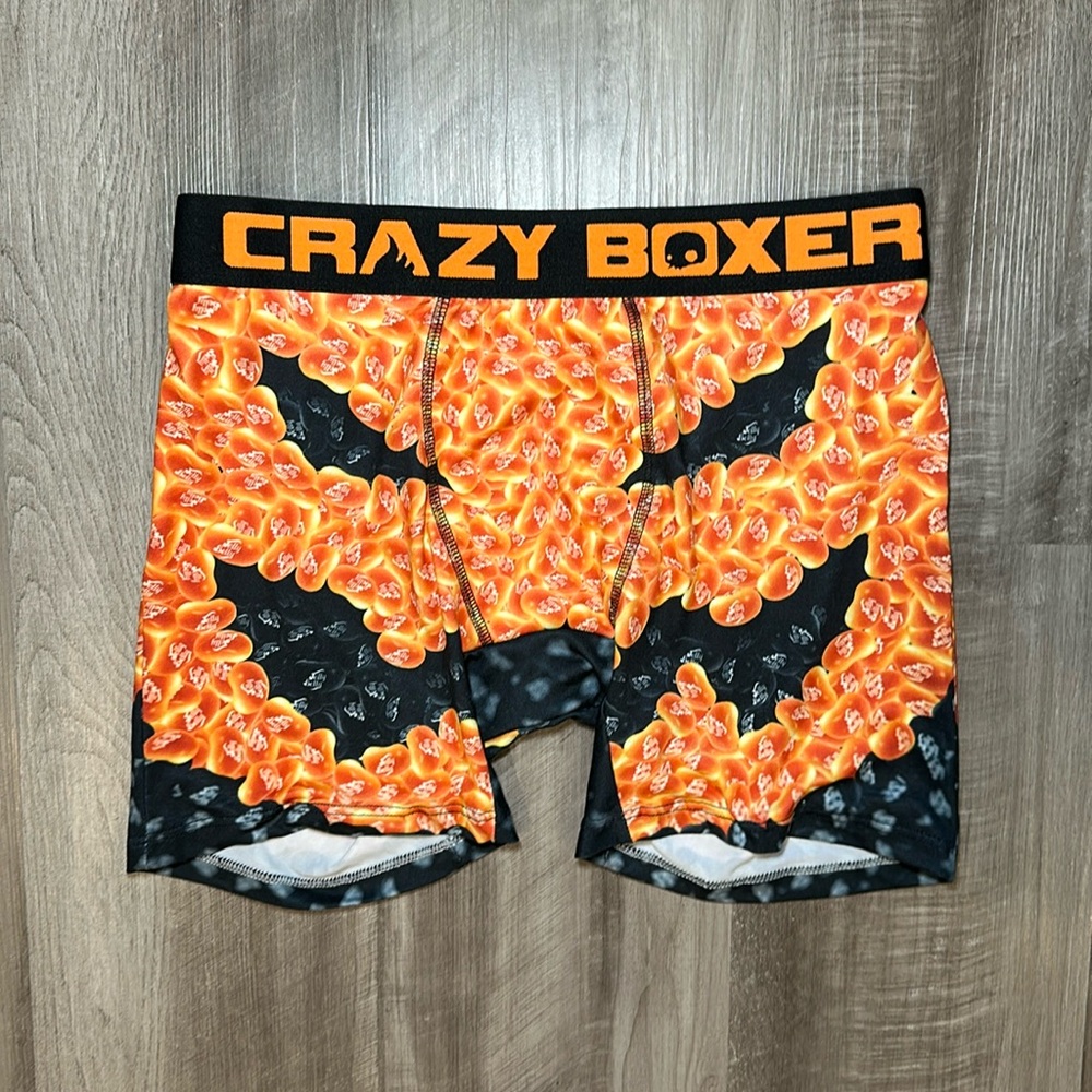 Jelly Belly Halloween Jack O Lantern Crazy Boxer Boxer Brief - Medium